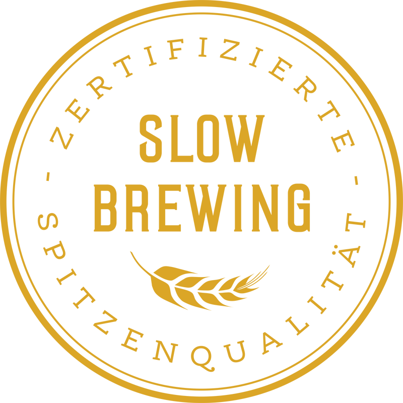 Slow Brewing quality seal logo